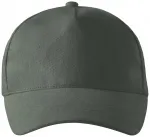 5-dijelna bejzbolska kapa, tamni škriljevac