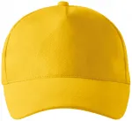5-dijelna bejzbolska kapa, žuta boja