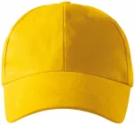 6-dijelna bejzbolska kapa, žuta boja