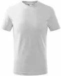 Dječja jednostavna majica, bijela