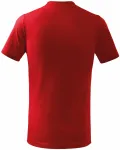 Dječja jednostavna majica, crvena