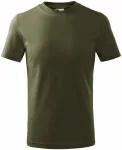 Dječja jednostavna majica, military