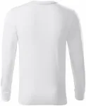 Izdržljiva muška majica s dugim rukavima, bijela
