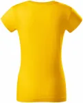 Izdržljiva ženska majica u teškoj kategoriji, žuta boja