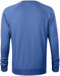 Jednostavni muški džemper, plavi mramor