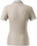 Klasična ženska polo majica, ledeno siva