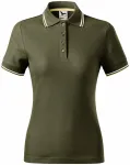 Klasična ženska polo majica, military