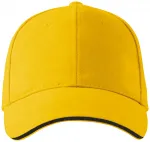 Kontrastna kapa, žuta boja