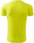 Majica s asimetričnim izrezom, neonsko žuta