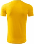 Majica s asimetričnim izrezom, žuta boja