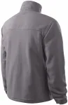 Muška flisova jakna, čelično siva