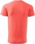 Muška jednostavna majica, koraljni