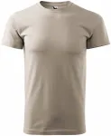 Muška jednostavna majica, ledeno siva
