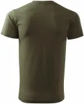 Muška jednostavna majica, military
