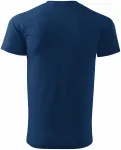Muška jednostavna majica, ponoćno plava