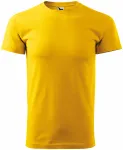 Muška jednostavna majica, žuta boja