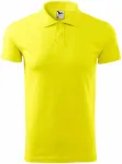 Muška jednostavna polo majica, limun žuto