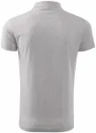 Muška jednostavna polo majica, svijetlo sivi mramor