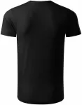 Muška majica od organskog pamuka, crno