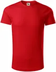 Muška majica od organskog pamuka, crvena
