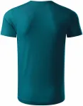 Muška majica od organskog pamuka, petrol blue