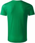 Muška majica od organskog pamuka, trava zelena