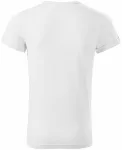 Muška majica s zavrnutim rukavima, bijela