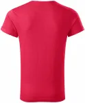 Muška majica s zavrnutim rukavima, crveni mramor