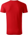 Muška majica, teksturirani organski pamuk, crvena