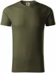 Muška majica, teksturirani organski pamuk, military