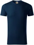 Muška majica, teksturirani organski pamuk, tamno plava
