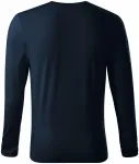 Muška majica uskog kroja s dugim rukavima, tamno plava