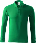 Muška polo majica dugih rukava, trava zelena