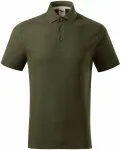 Muška polo majica od organskog pamuka, military