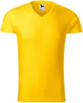 Muška pripijena majica, žuta boja