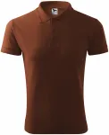 Muška široka polo majica, čokolada