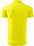 Muška široka polo majica, limun žuto