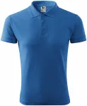 Muška široka polo majica, svijetlo plava