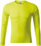 Sportska majica dugih rukava, neonsko žuta