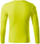 Sportska majica dugih rukava, neonsko žuta