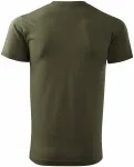 Uniseks majica veće težine, military