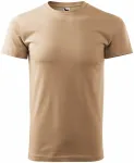 Uniseks majica veće težine, pjeskovita