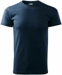Uniseks majica veće težine, tamno plava