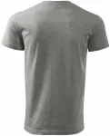 Uniseks majica veće težine, tamno sivi mramor
