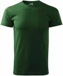 Uniseks majica veće težine, tamnozelene boje