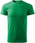 Uniseks majica veće težine, trava zelena