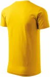 Uniseks majica veće težine, žuta boja