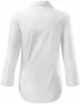 Ženska bluza s dugim rukavima, bijela