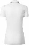 Ženska elegantna mercerizirana polo majica, bijela