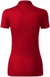 Ženska elegantna mercerizirana polo majica, formula red